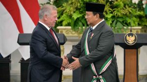 Momen Hangat Prabowo dan Raja Abdullah II